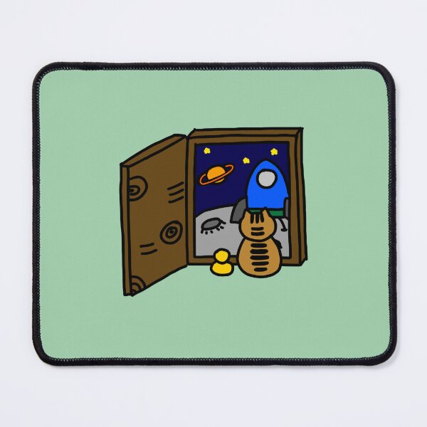 Item preview, a Cat and a Duck seeing the universe through the door on the earth designed and sold by superbaechoo.