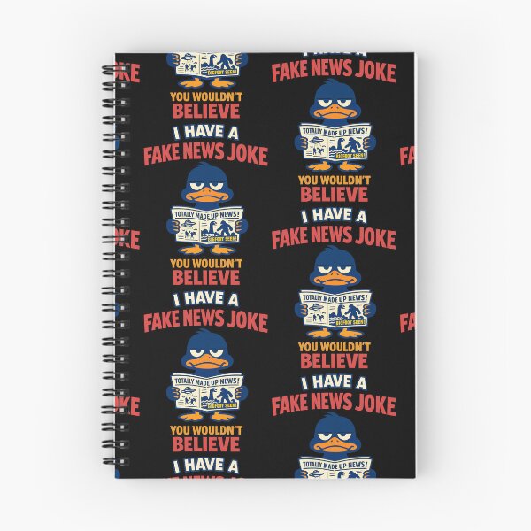 Item preview, I Have A Fake News Joke You Wouldn't Believe Funny Duck Design designed and sold by TeeTimeTreasure.