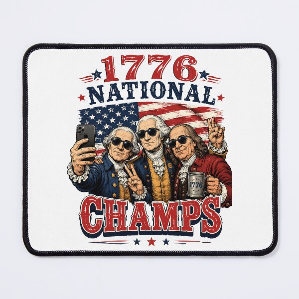 Item preview, 1776 National Champs Funny Patriotic America Founding Father designed and sold by OlakunleOloroz.