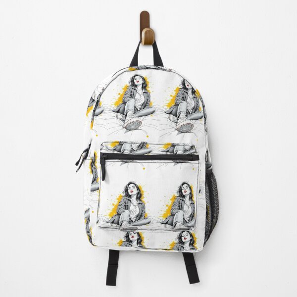 Item preview, Black White & Yellow Splash Art Print designed and sold by Arthouse11.