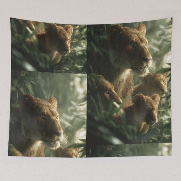 Item preview, Lion Family  designed and sold by AwesomeDigiShop.