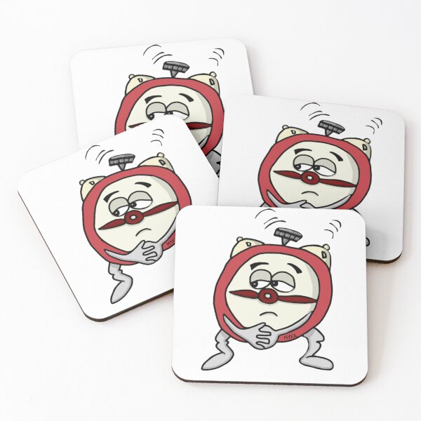 Item preview, Funny Thinking Alarm Clock | Cute Spooky Deadline Timekeeper Meme designed and sold by MyxaART.