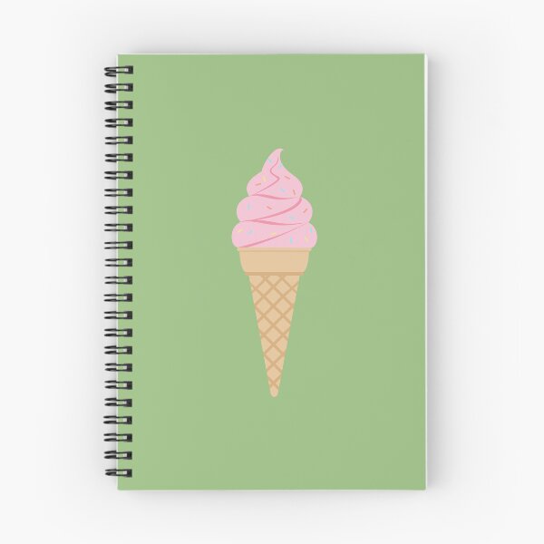 Item preview, Cute Strawberry Soft Serve Ice Cream Waffle Cone designed and sold by Nikola Dio.
