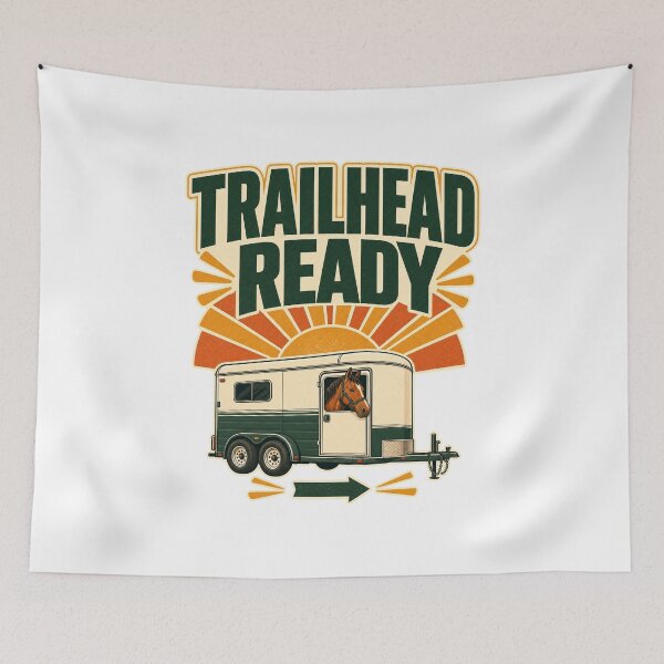 Item preview, Trailhead Ready Riding Saying designed and sold by pirminio.