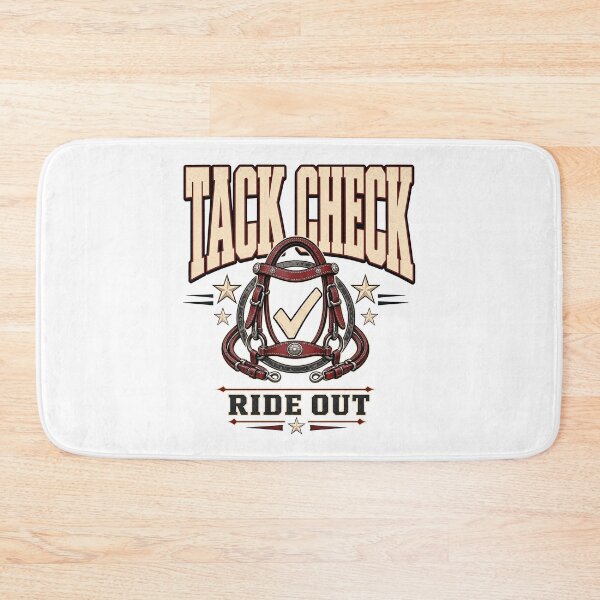 Item preview, Tack Check Ride Out riding saying designed and sold by pirminio.