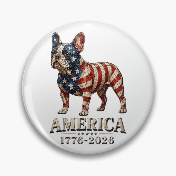 Item preview, America 1776-2026 Patriotic French Bulldog USA 250th designed and sold by OlakunleOloroz.