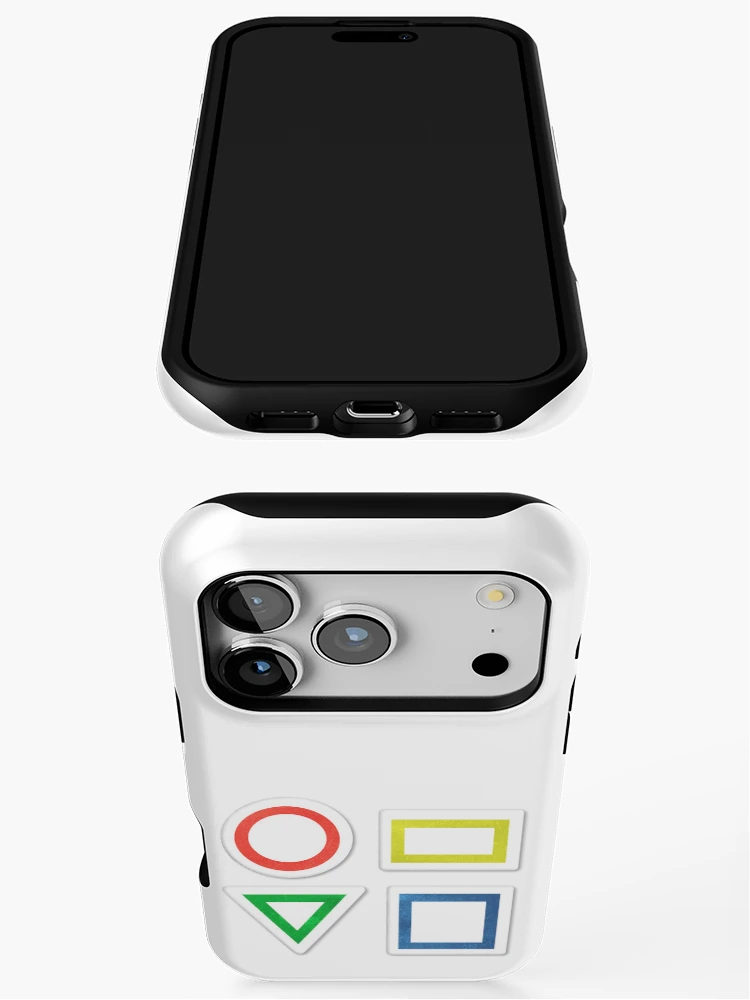 Thumbnail 3 of 4, iPhone Case, Shape Sorter Blocks designed and sold by The Nostalgia Vault.