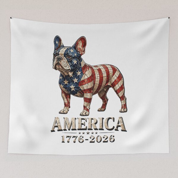 Item preview, America 1776-2026 Patriotic French Bulldog USA 250th designed and sold by OlakunleOloroz.