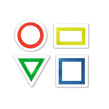 Artwork thumbnail, Shape Sorter Blocks by The Nostalgia Vault