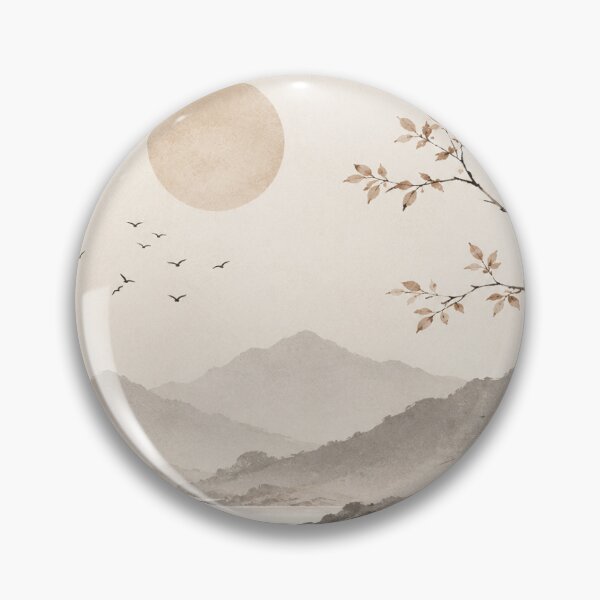 Item preview, Tranquil Horizon – Japandi Zen Landscape Wall Art designed and sold by FAZ-DESIGNS.