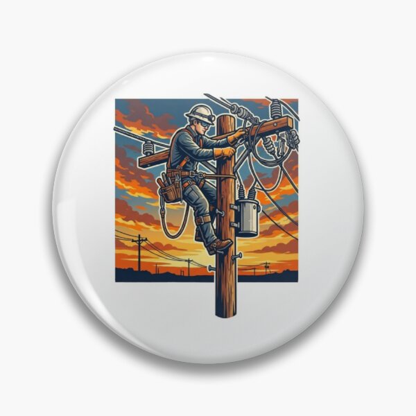 Item preview, Keeping The Lights On Lineman Electrician designed and sold by PixelStyle Studio.
