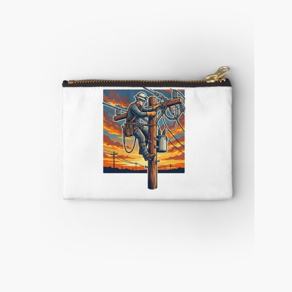 Item preview, Keeping The Lights On Lineman Electrician designed and sold by PixelStyle Studio.