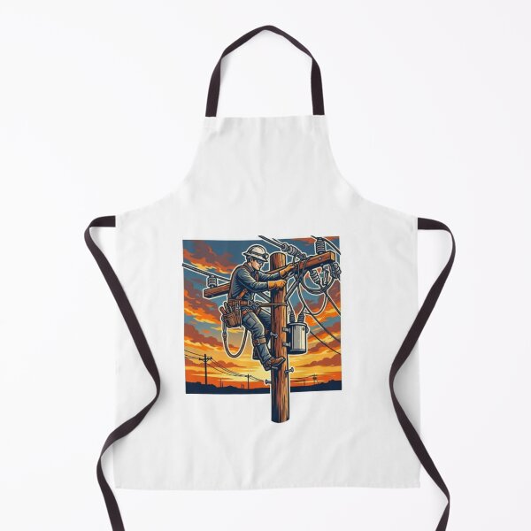 Item preview, Keeping The Lights On Lineman Electrician designed and sold by PixelStyle Studio.
