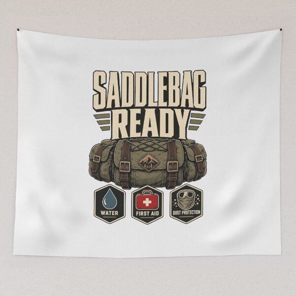 Item preview, Saddlebag Ready Trail Adventure designed and sold by pirminio.