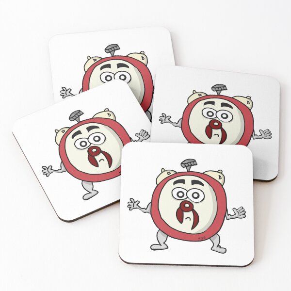 Item preview, Funny Confused Alarm Clock | Cute Ghosted By Time Procrastination designed and sold by MyxaART.