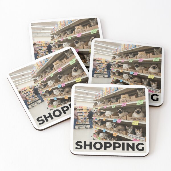 Item preview, Shopping for cats designed and sold by CornershopTee.