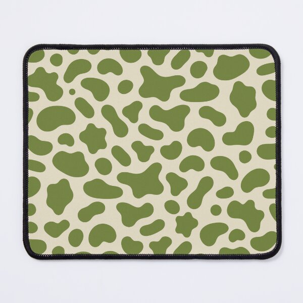 Item preview, Olive Green Cow Print Pattern designed and sold by teeperfect.