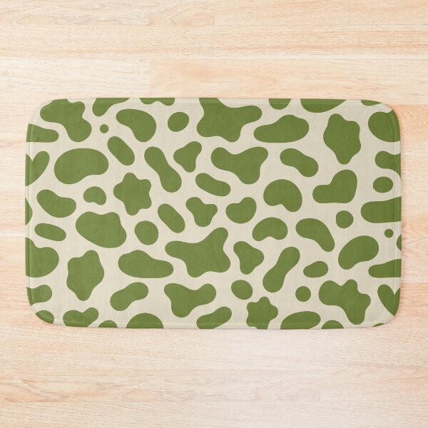 Item preview, Olive Green Cow Print Pattern designed and sold by teeperfect.