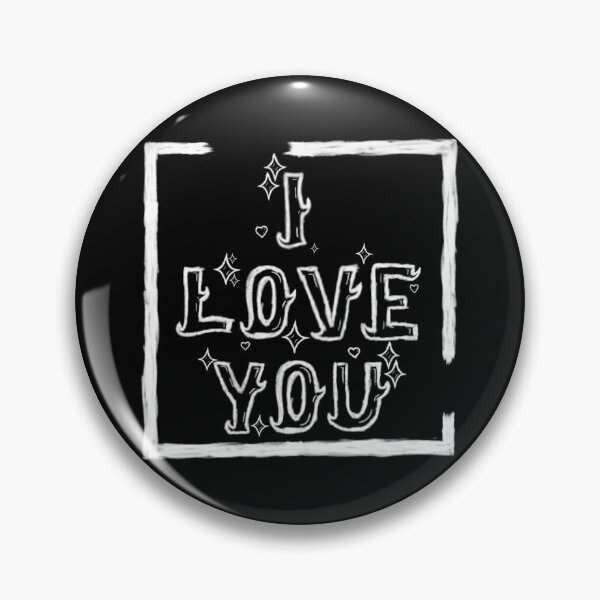 Item preview, I Love You Original Hand Lettered Gothic Grunge Typography 1 designed and sold by Kitishop.