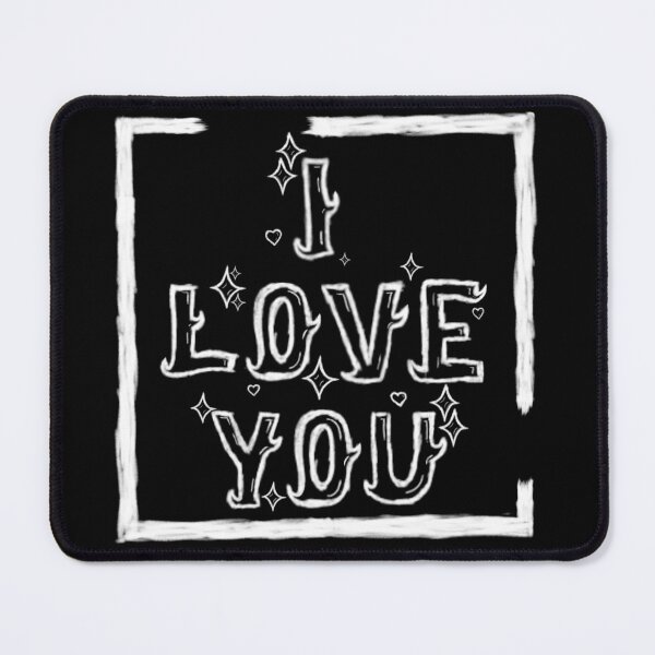 Item preview, I Love You Original Hand Lettered Gothic Grunge Typography 1 designed and sold by Kitishop.