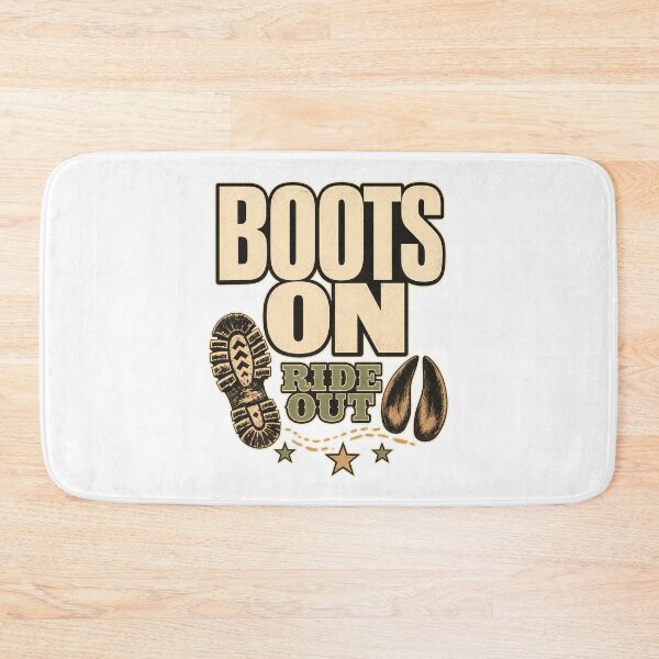 Item preview, Boots On Ride Out slogan designed and sold by pirminio.