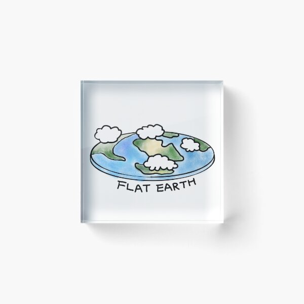 Item preview, flat earth designed and sold by superbaechoo.