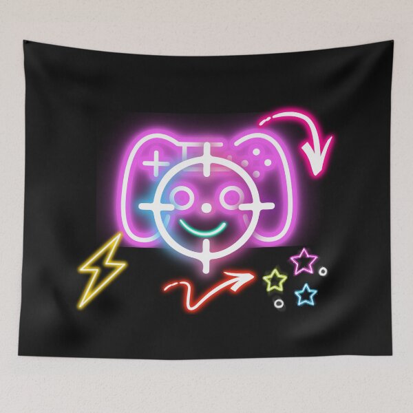 Item preview, Cute Neon Gaming Controller Sticker Pack - Gamer Crosshair designed and sold by alalame.