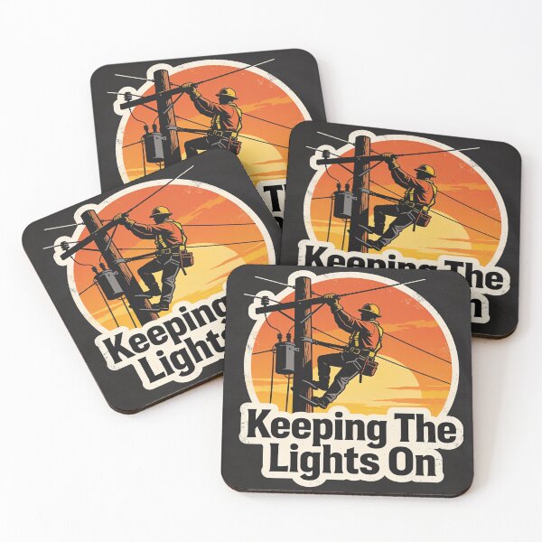 Item preview, Powered By Courage Lineman Life designed and sold by PixelStyle Studio.