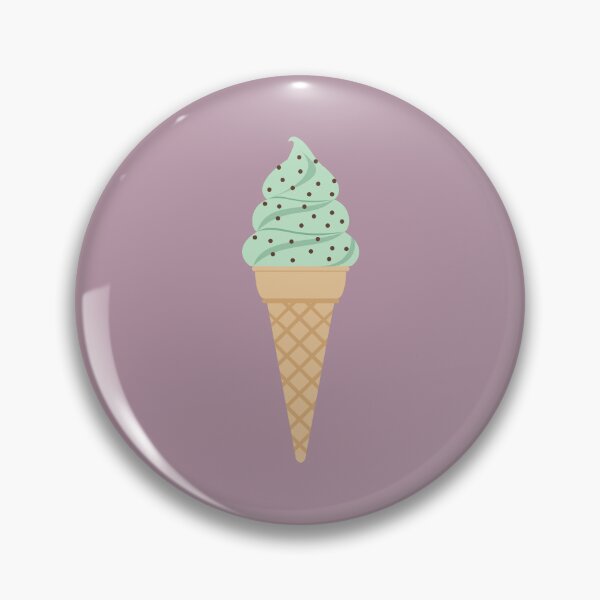 Item preview, Cute Mint Chocolate Chip Soft Serve Ice Cream Waffle Cone designed and sold by Nikola Dio.