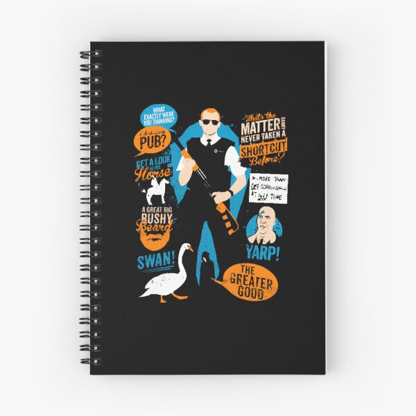 Item preview, Hot Fuzz Quotes Poster Graphic Design Art designed and sold by VanettaMasino.