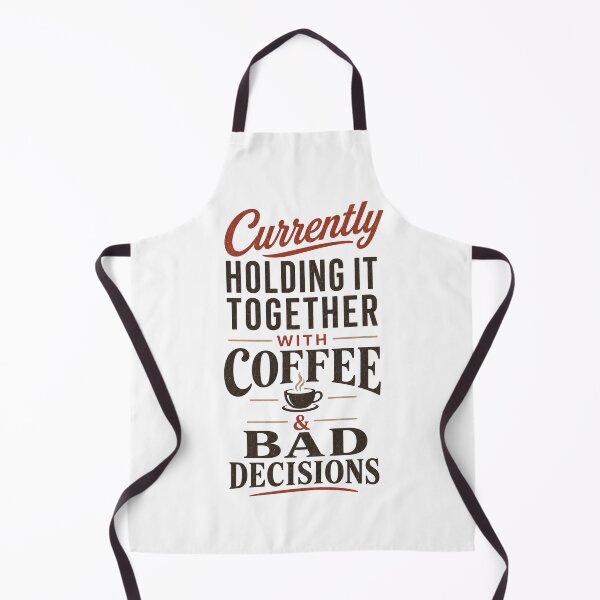 Item preview, Coffee and Bad Decisions Quote designed and sold by MoodSupplyStudio.