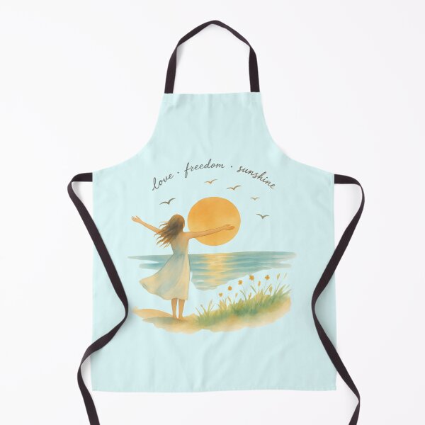 Item preview, Summer Freedom Ocean Sunset Watercolor designed and sold by VariusDesigns.