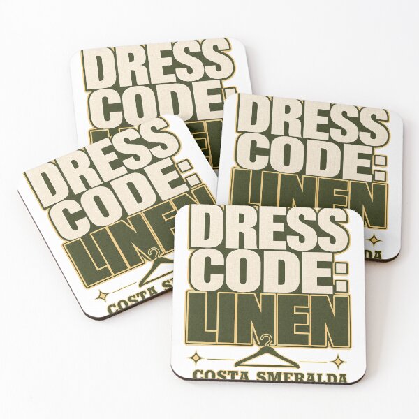Item preview, Costa Smeralda Dress Code Linen designed and sold by pirminio.