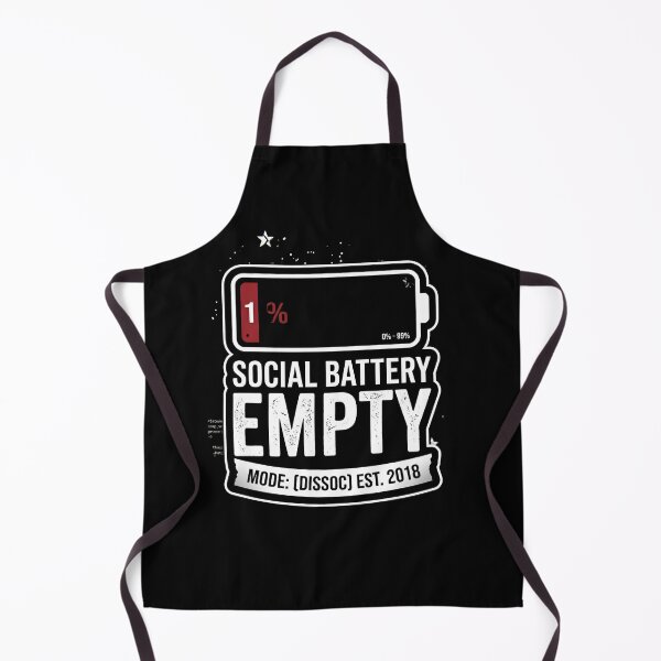 Item preview, Social Battery Empty designed and sold by Tharaazu.