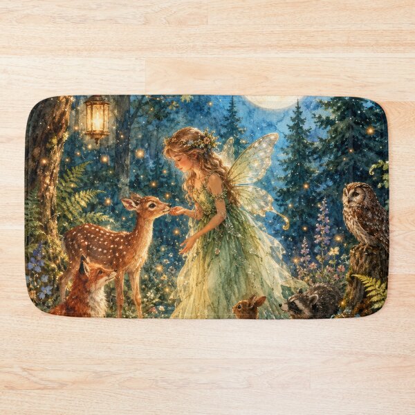Item preview, Forest Fairy With Animals designed and sold by Tau Tia L Douglass.