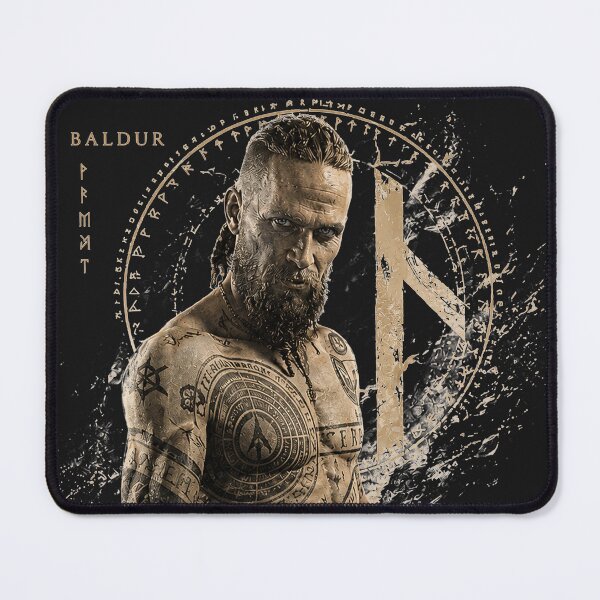 Item preview, Baldurs Gate Norse God Viking Rune Warrior | Mythology Tattoo Art designed and sold by NBT-NOVA.