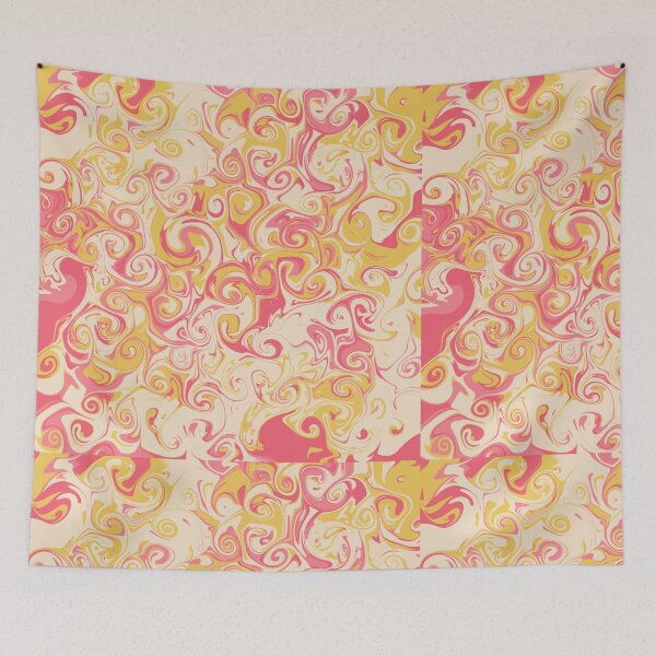 Item preview,  pink & yellow Multicolor Flow Design designed and sold by gemsstickers1.