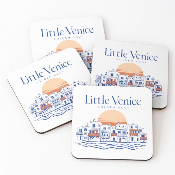Item preview, Mykonos Little Venice at Golden Hour designed and sold by pirminio.