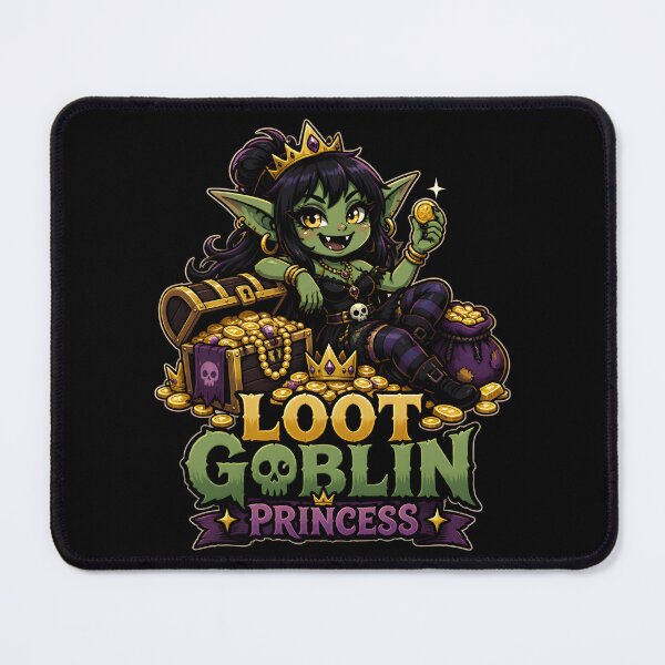 Item preview, Loot Goblin Princess Cute RPG Gamer Fantasy designed and sold by BadhbhArt.