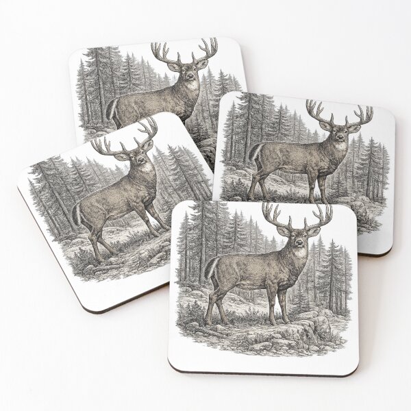 Item preview, White-Tailed Deer Wilderness designed and sold by KrungiT Design .