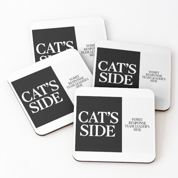 Item preview, ⭐CAT'S SIDE COLLECTION⭐ - CAT'S SIDE - VOMIT RESPONSE TEAM LEADER'S SIDE designed and sold by WheelieGdArt.