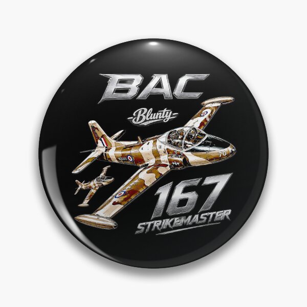 Item preview, BAC 167 Strikemaster "Blunty" Vintage Military Jet Pilot Signature Design designed and sold by Aerolovers.