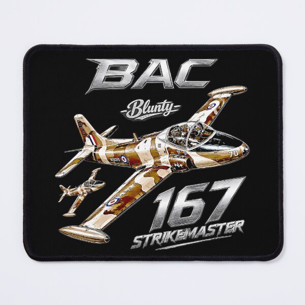 Item preview, BAC 167 Strikemaster "Blunty" Vintage Military Jet Pilot Signature Design designed and sold by Aerolovers.