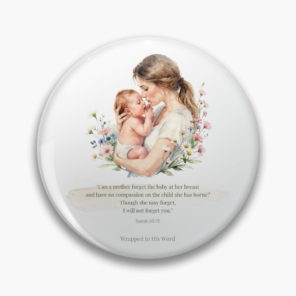 Item preview, Wrapped in His Word | Can a Mother Forget? – Isaiah 49:15 designed and sold by BCapybara.
