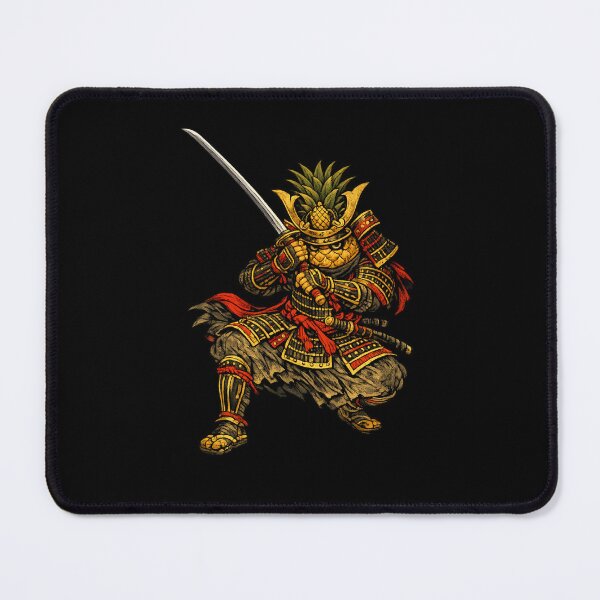 Item preview, Samurai Pineapple Warrior Funny Japanese Armor Fruit Character designed and sold by irfanshikh.