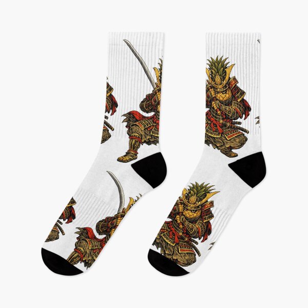 Item preview, Samurai Pineapple Warrior Funny Japanese Armor Fruit Character designed and sold by irfanshikh.