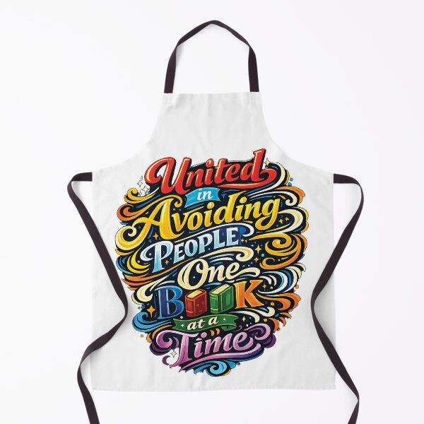 Item preview, United in Avoiding People One Book at a Time designed and sold by Jhullie.