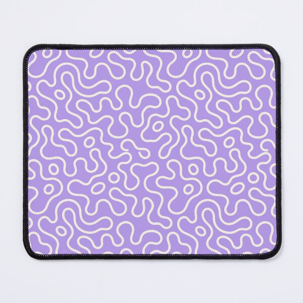 Item preview, Lavender Abstract Wavy Line Pattern designed and sold by teeperfect.