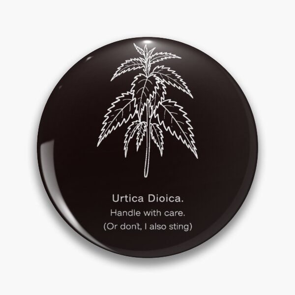 Item preview, Urtica Dioica Stinging Nettle Minimalist Line Art designed and sold by Print Loft.