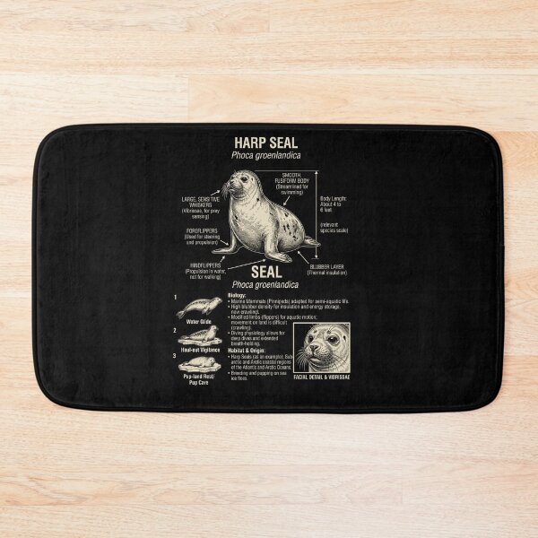 Item preview, Seal Scientific Anatomy Biology Animal Lover designed and sold by Kimberley King Art  King Art.